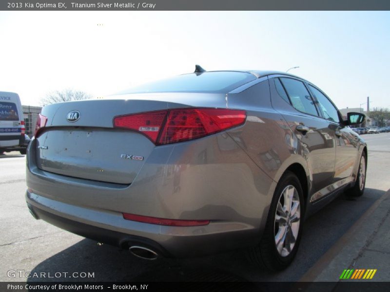 Titanium Silver Metallic / Gray 2013 Kia Optima EX