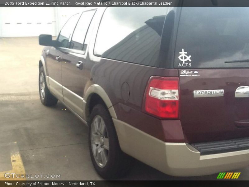 Royal Red Metallic / Charcoal Black/Chaparral Leather 2009 Ford Expedition EL King Ranch