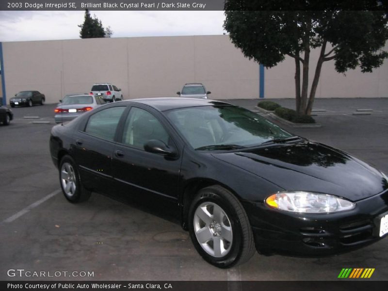 Brilliant Black Crystal Pearl / Dark Slate Gray 2003 Dodge Intrepid SE