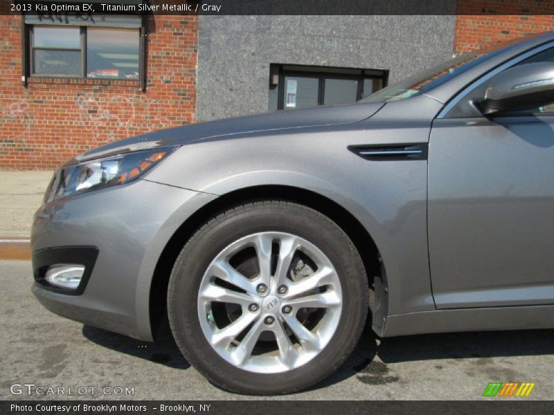 Titanium Silver Metallic / Gray 2013 Kia Optima EX