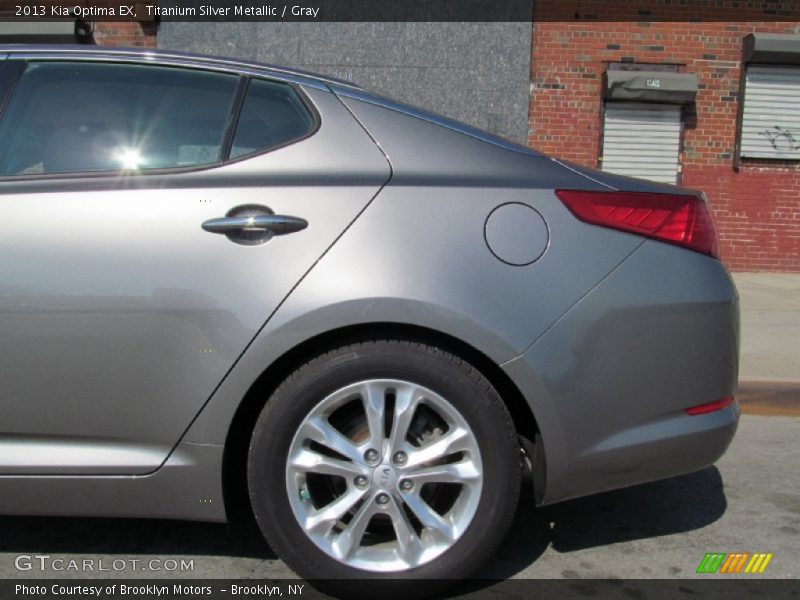 Titanium Silver Metallic / Gray 2013 Kia Optima EX