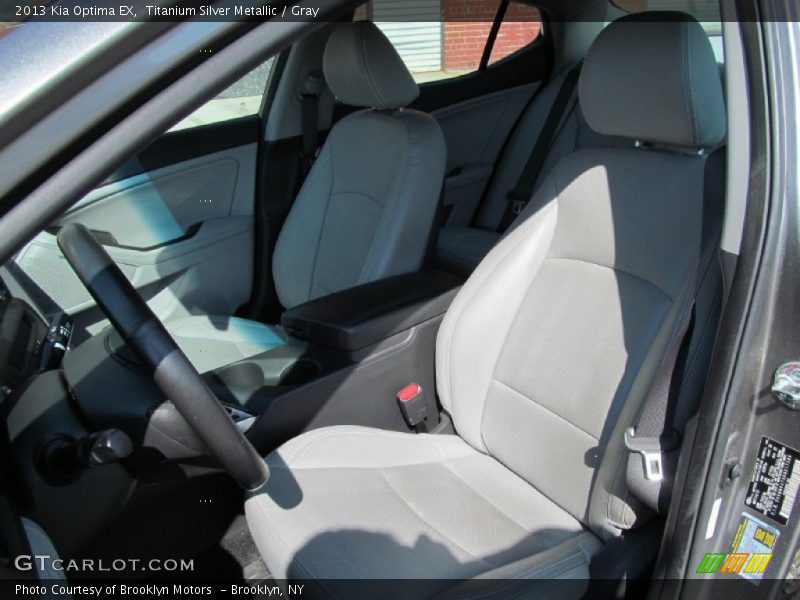 Titanium Silver Metallic / Gray 2013 Kia Optima EX