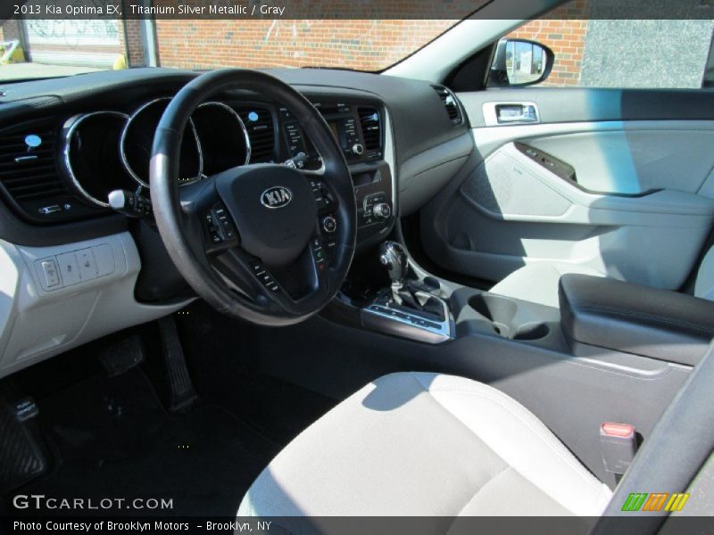 Titanium Silver Metallic / Gray 2013 Kia Optima EX