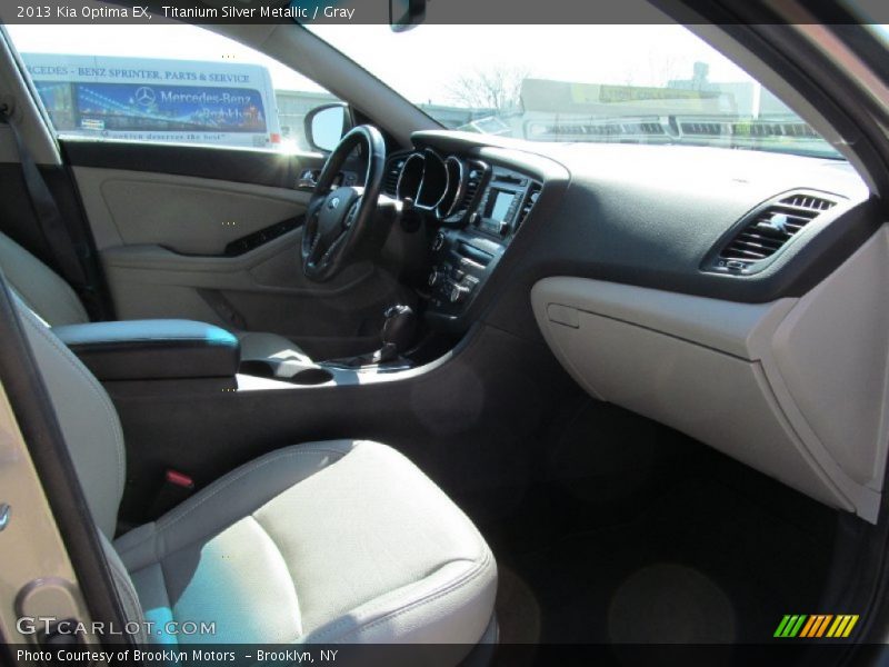 Titanium Silver Metallic / Gray 2013 Kia Optima EX