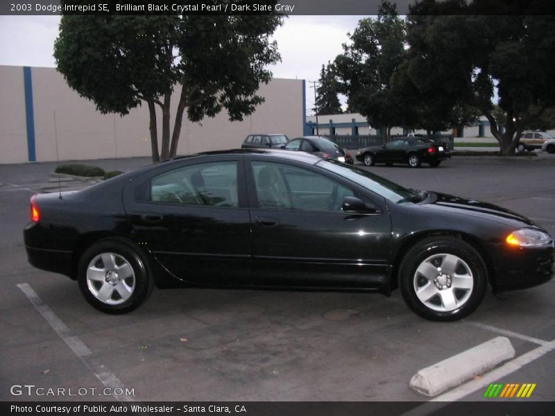 Brilliant Black Crystal Pearl / Dark Slate Gray 2003 Dodge Intrepid SE