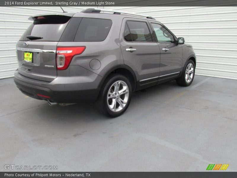 Sterling Gray / Medium Light Stone 2014 Ford Explorer Limited