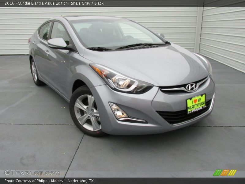 Shale Gray / Black 2016 Hyundai Elantra Value Edition