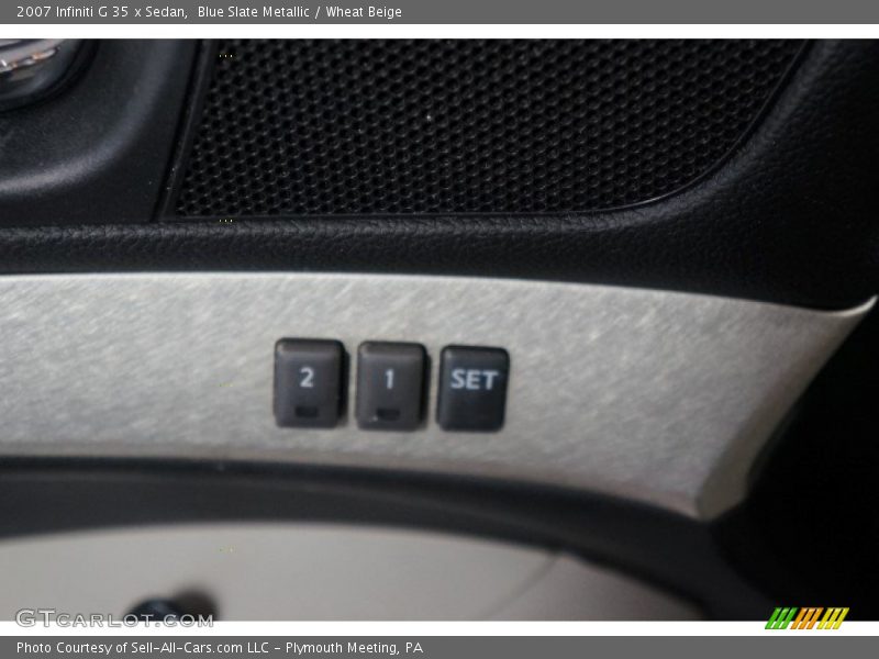 Blue Slate Metallic / Wheat Beige 2007 Infiniti G 35 x Sedan