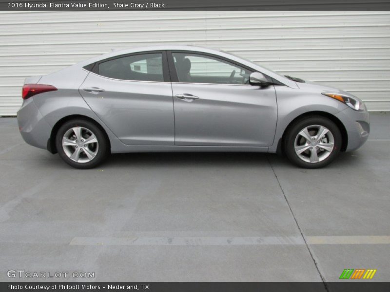 Shale Gray / Black 2016 Hyundai Elantra Value Edition