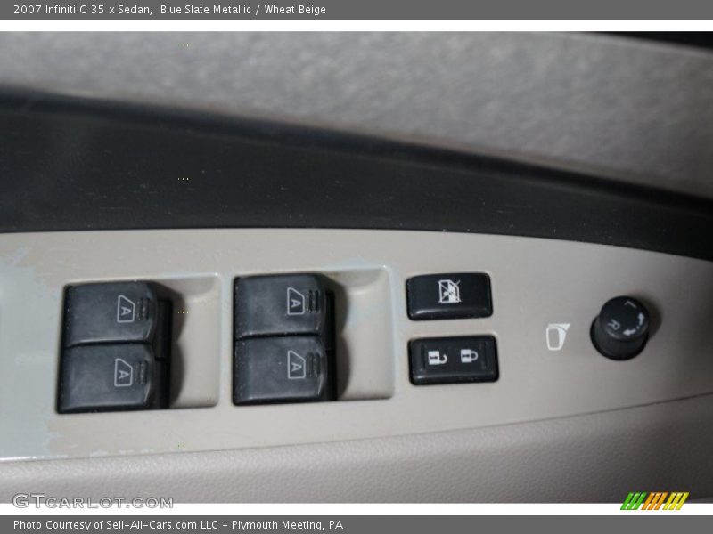 Blue Slate Metallic / Wheat Beige 2007 Infiniti G 35 x Sedan