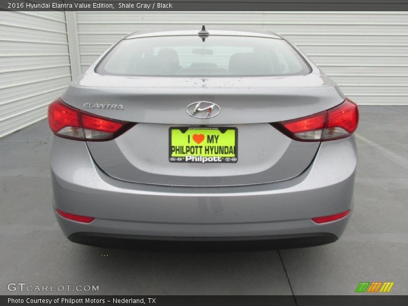 Shale Gray / Black 2016 Hyundai Elantra Value Edition
