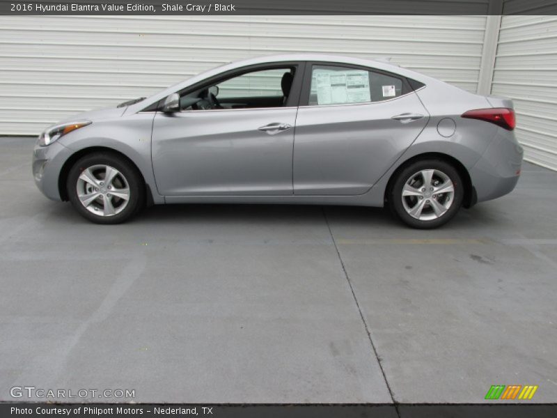 Shale Gray / Black 2016 Hyundai Elantra Value Edition