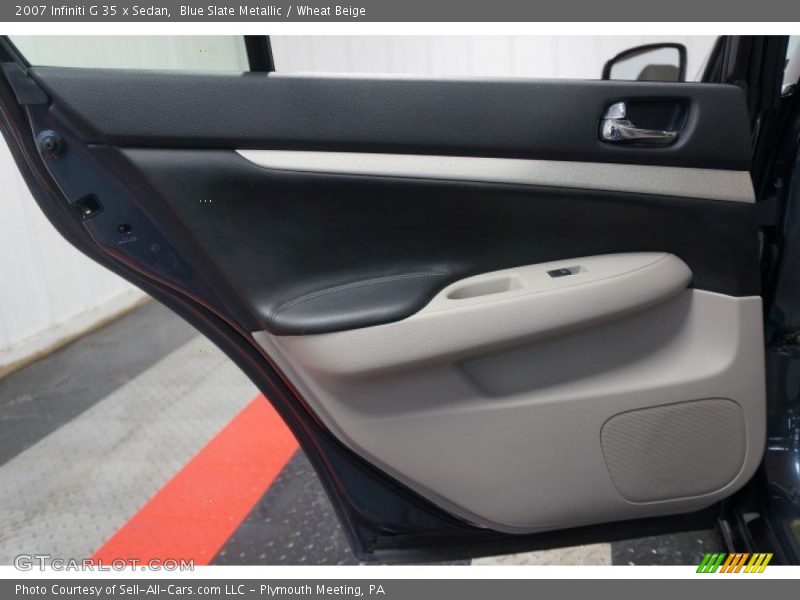 Blue Slate Metallic / Wheat Beige 2007 Infiniti G 35 x Sedan