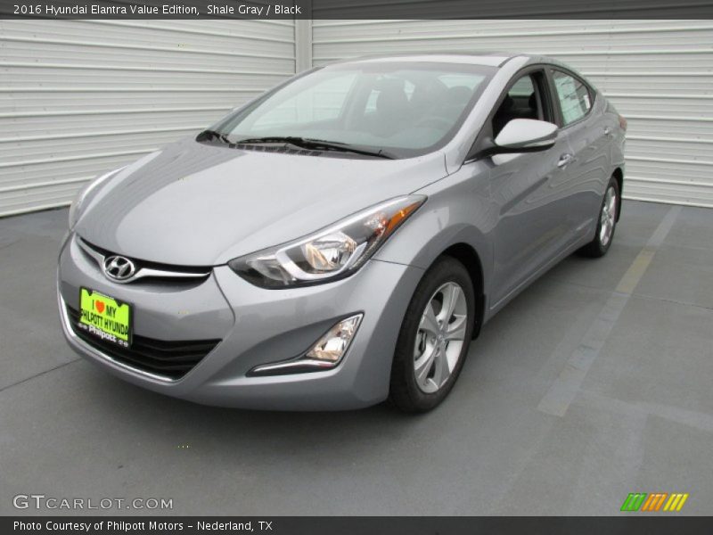 Shale Gray / Black 2016 Hyundai Elantra Value Edition