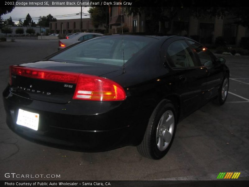 Brilliant Black Crystal Pearl / Dark Slate Gray 2003 Dodge Intrepid SE