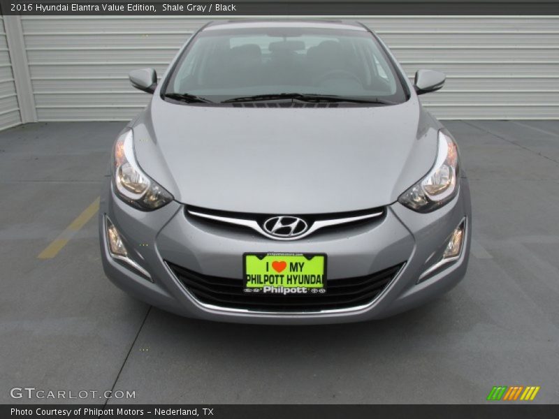 Shale Gray / Black 2016 Hyundai Elantra Value Edition