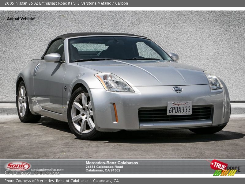Silverstone Metallic / Carbon 2005 Nissan 350Z Enthusiast Roadster