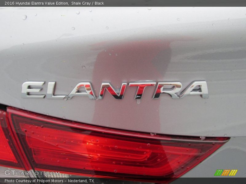 Shale Gray / Black 2016 Hyundai Elantra Value Edition