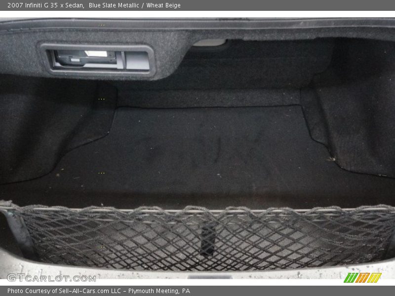 Blue Slate Metallic / Wheat Beige 2007 Infiniti G 35 x Sedan