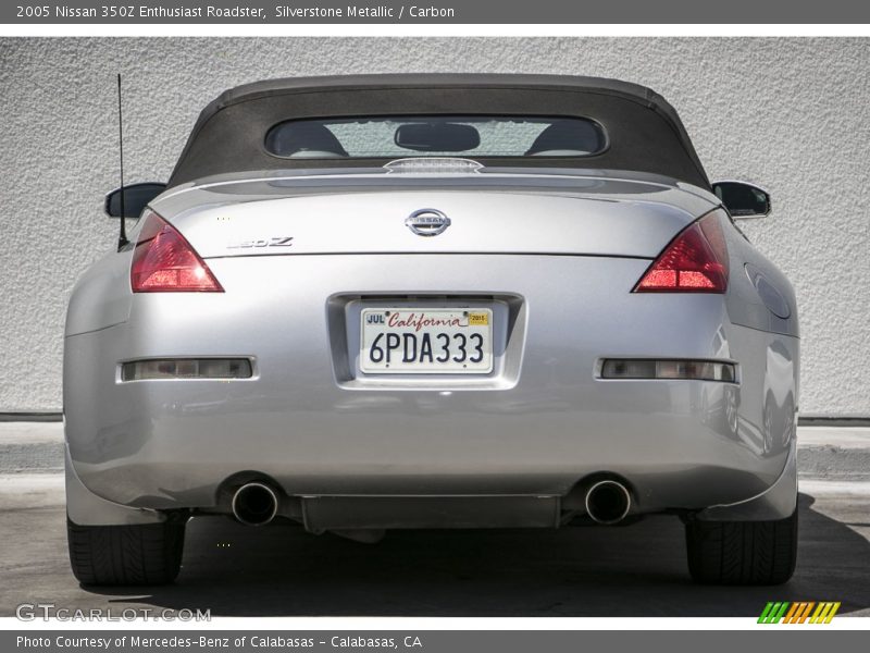 Silverstone Metallic / Carbon 2005 Nissan 350Z Enthusiast Roadster