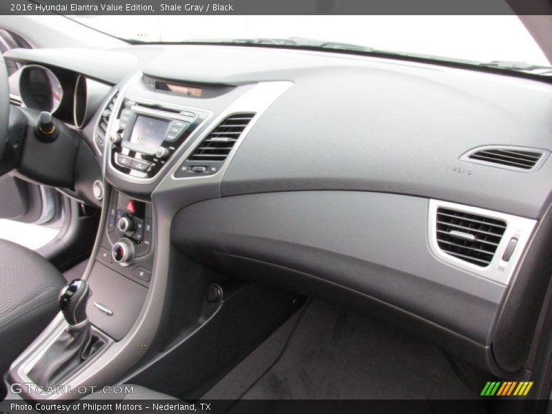 Shale Gray / Black 2016 Hyundai Elantra Value Edition