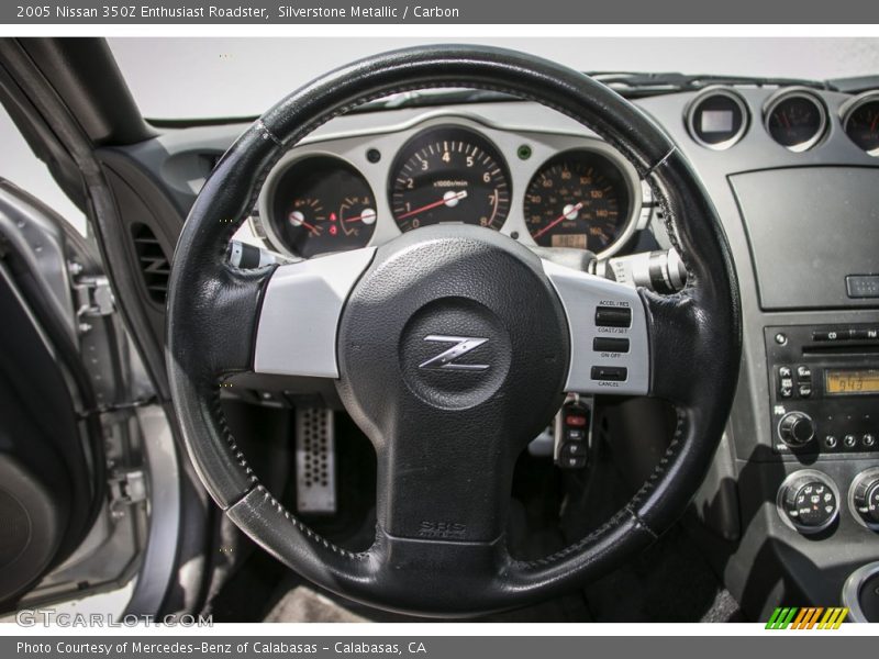 Silverstone Metallic / Carbon 2005 Nissan 350Z Enthusiast Roadster