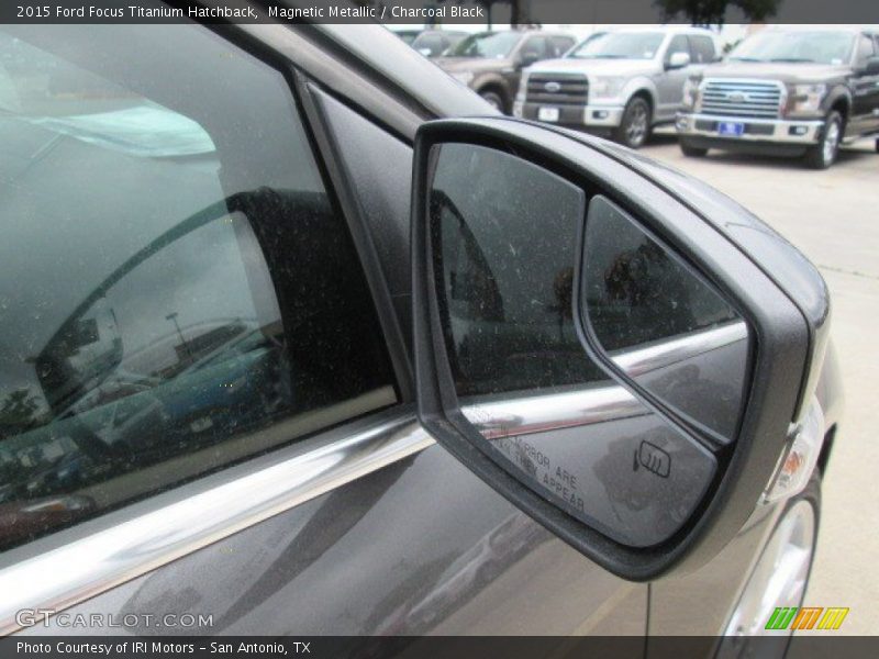 Magnetic Metallic / Charcoal Black 2015 Ford Focus Titanium Hatchback