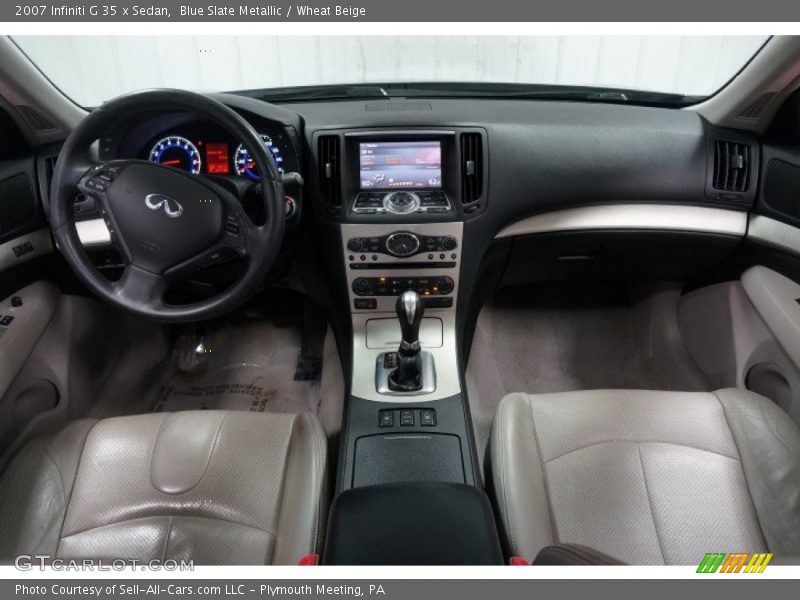 Blue Slate Metallic / Wheat Beige 2007 Infiniti G 35 x Sedan
