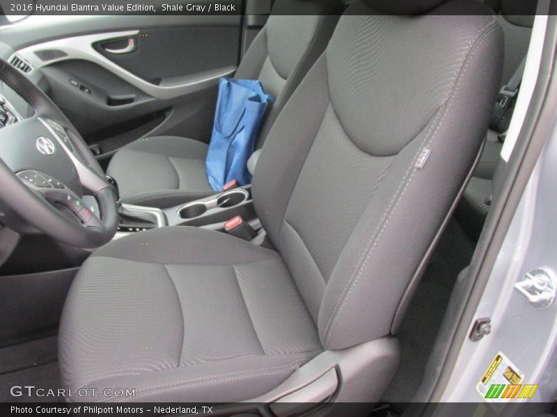 Shale Gray / Black 2016 Hyundai Elantra Value Edition