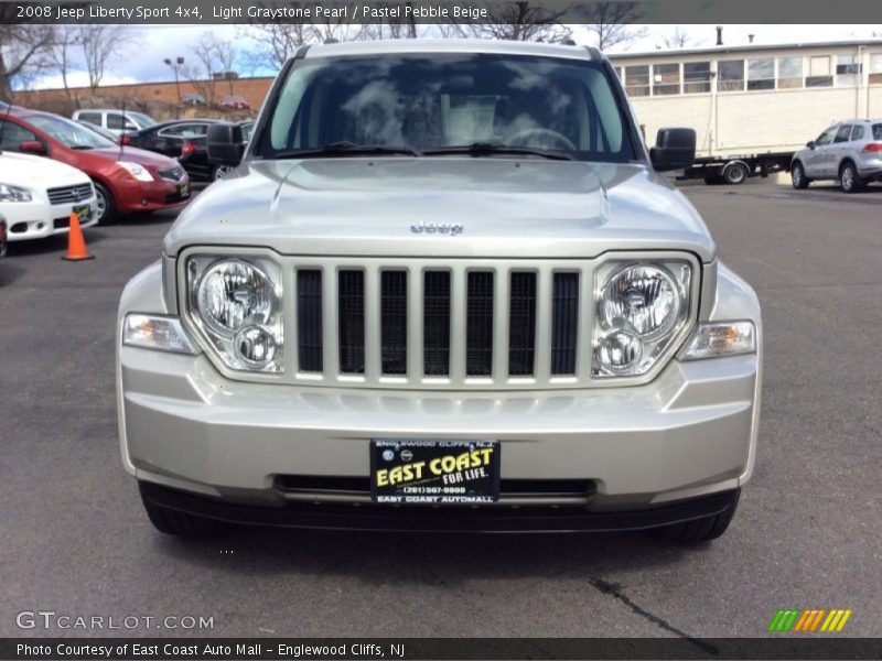 Light Graystone Pearl / Pastel Pebble Beige 2008 Jeep Liberty Sport 4x4