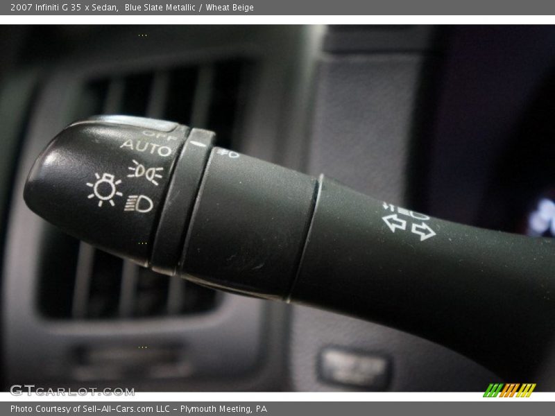 Blue Slate Metallic / Wheat Beige 2007 Infiniti G 35 x Sedan