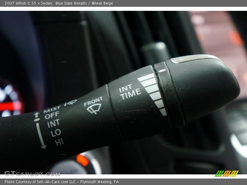 Blue Slate Metallic / Wheat Beige 2007 Infiniti G 35 x Sedan
