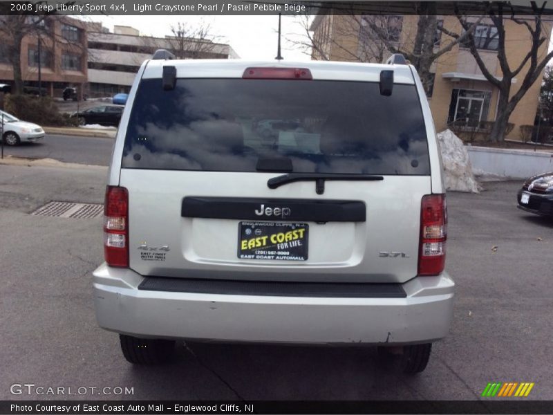 Light Graystone Pearl / Pastel Pebble Beige 2008 Jeep Liberty Sport 4x4