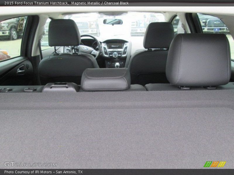 Magnetic Metallic / Charcoal Black 2015 Ford Focus Titanium Hatchback