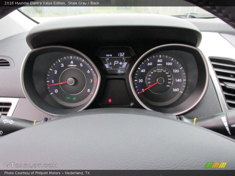 Shale Gray / Black 2016 Hyundai Elantra Value Edition