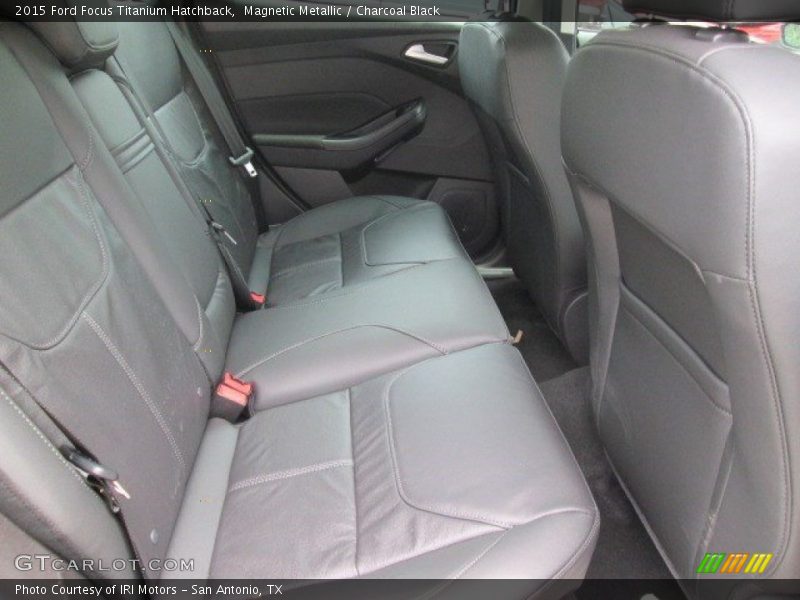 Magnetic Metallic / Charcoal Black 2015 Ford Focus Titanium Hatchback