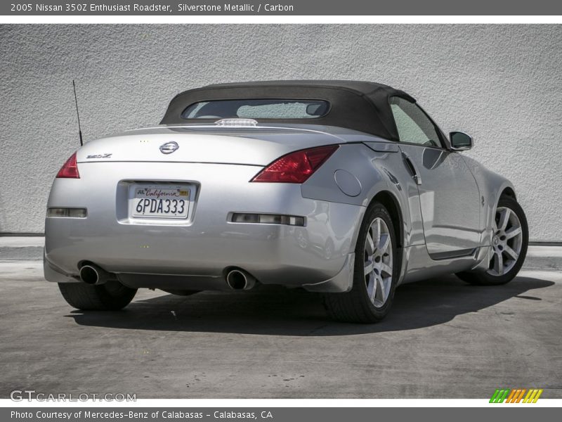 Silverstone Metallic / Carbon 2005 Nissan 350Z Enthusiast Roadster