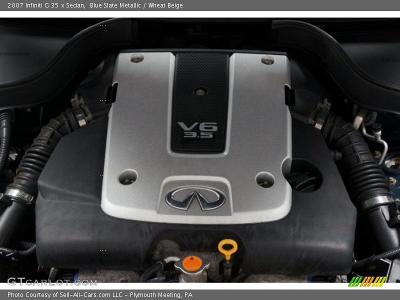 Blue Slate Metallic / Wheat Beige 2007 Infiniti G 35 x Sedan