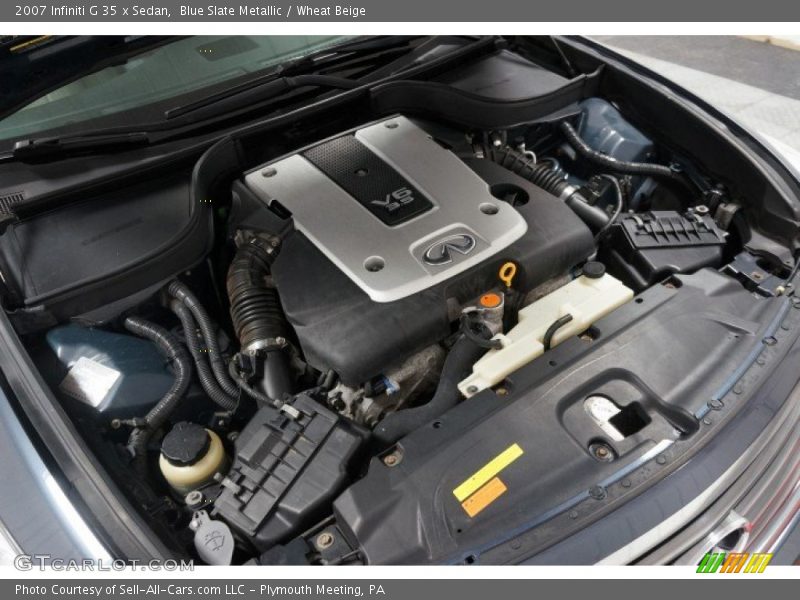 Blue Slate Metallic / Wheat Beige 2007 Infiniti G 35 x Sedan
