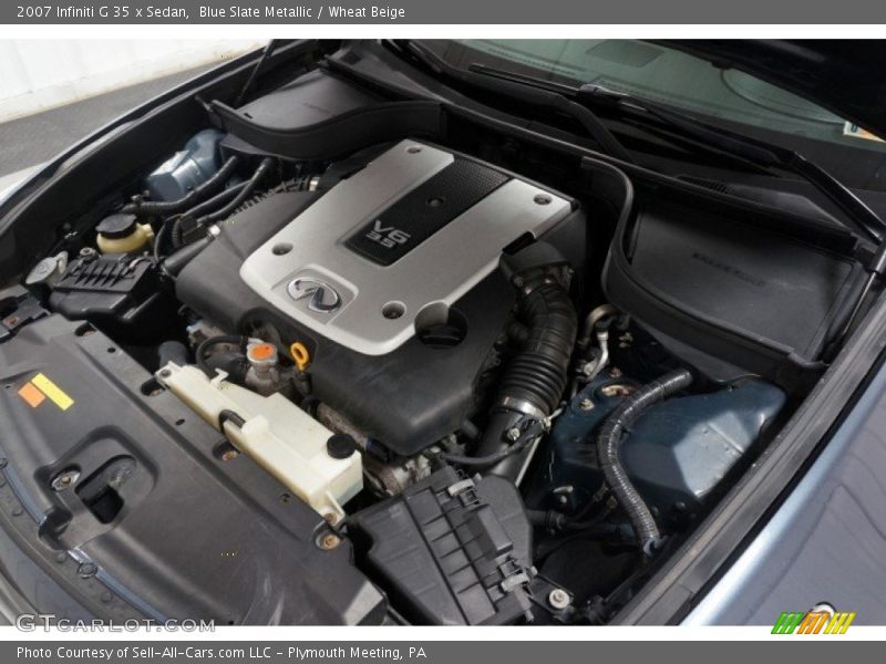 Blue Slate Metallic / Wheat Beige 2007 Infiniti G 35 x Sedan