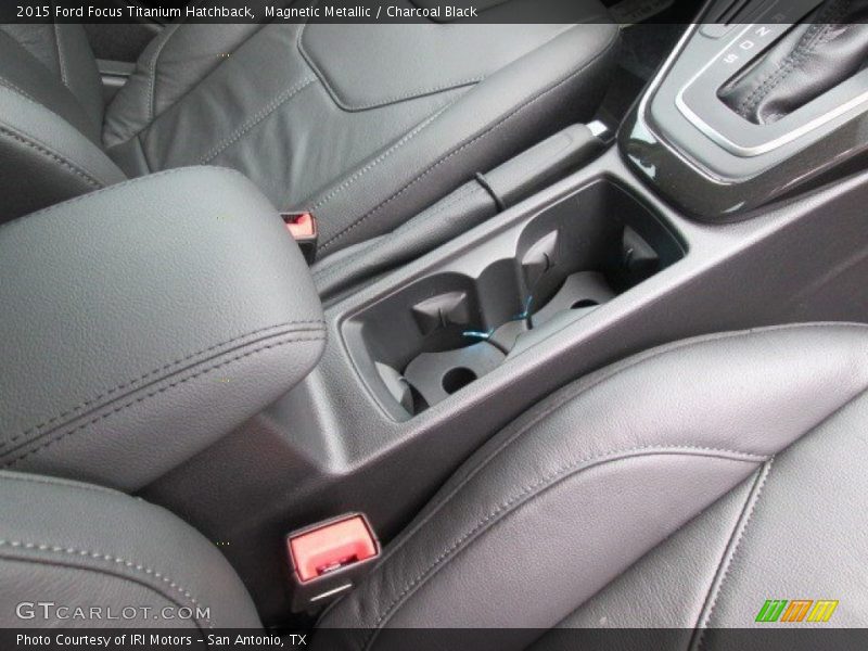Magnetic Metallic / Charcoal Black 2015 Ford Focus Titanium Hatchback