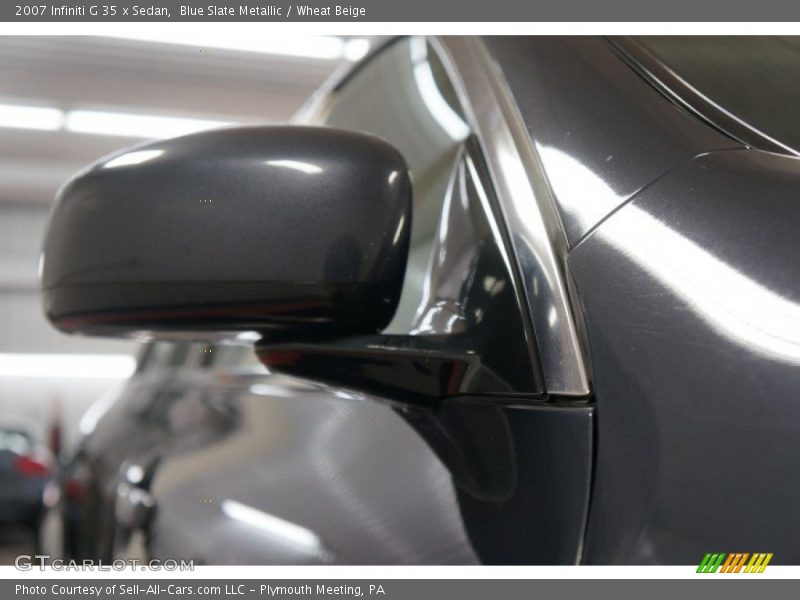 Blue Slate Metallic / Wheat Beige 2007 Infiniti G 35 x Sedan