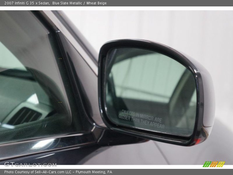 Blue Slate Metallic / Wheat Beige 2007 Infiniti G 35 x Sedan