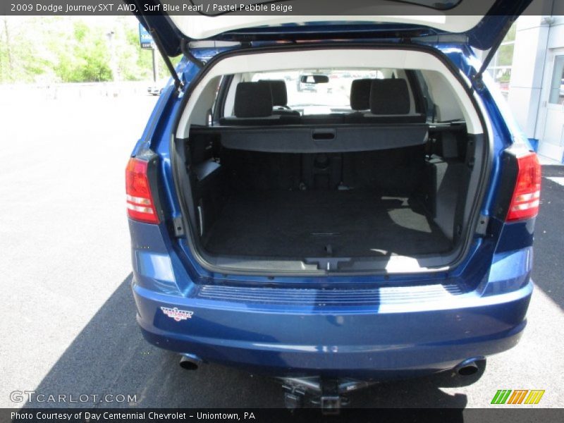 Surf Blue Pearl / Pastel Pebble Beige 2009 Dodge Journey SXT AWD