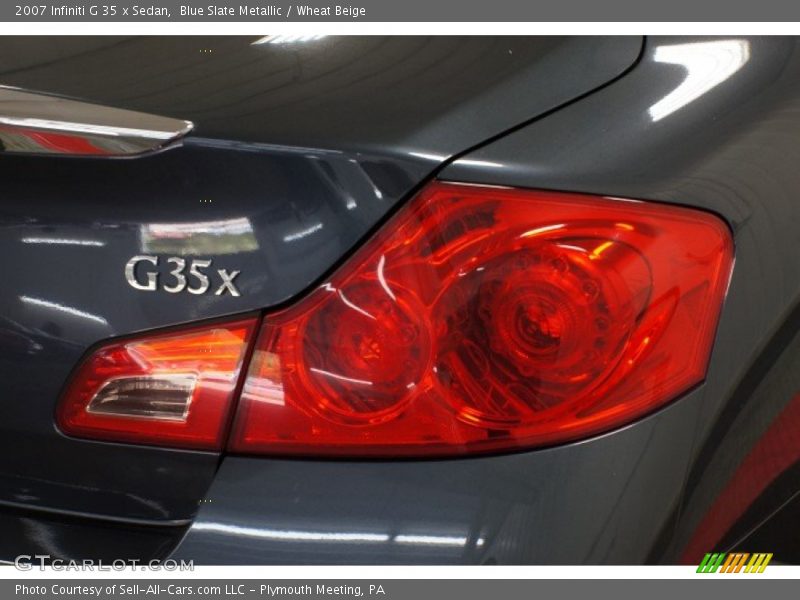Blue Slate Metallic / Wheat Beige 2007 Infiniti G 35 x Sedan