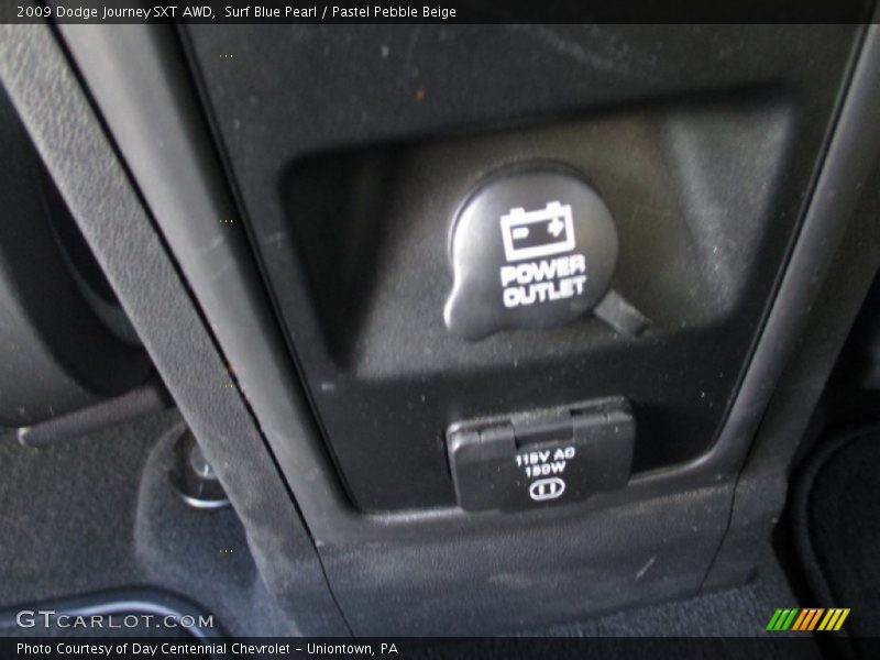 Surf Blue Pearl / Pastel Pebble Beige 2009 Dodge Journey SXT AWD