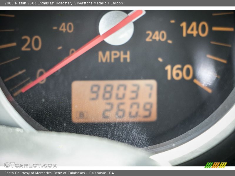 Silverstone Metallic / Carbon 2005 Nissan 350Z Enthusiast Roadster