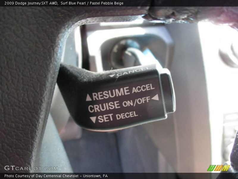 Surf Blue Pearl / Pastel Pebble Beige 2009 Dodge Journey SXT AWD