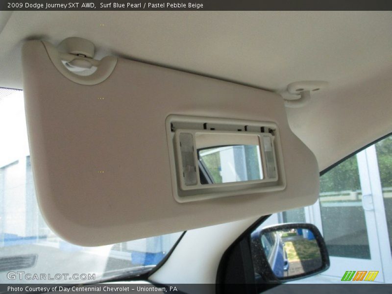 Surf Blue Pearl / Pastel Pebble Beige 2009 Dodge Journey SXT AWD