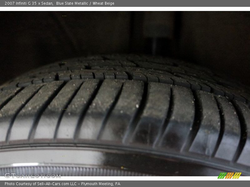 Blue Slate Metallic / Wheat Beige 2007 Infiniti G 35 x Sedan